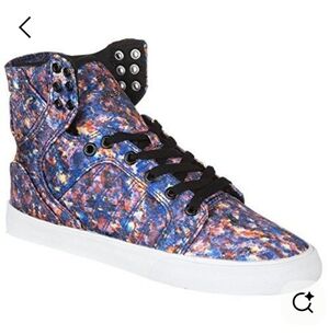 SUPRA FOOTWEAR : Women's Sky top Sneaker Pastel White - Size 7